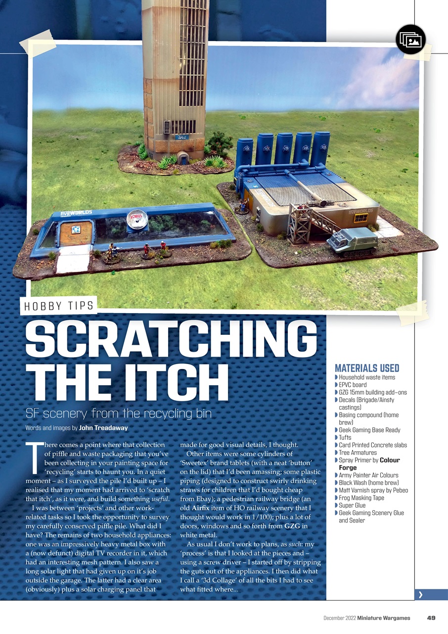 Miniature Wargames Preview Pages