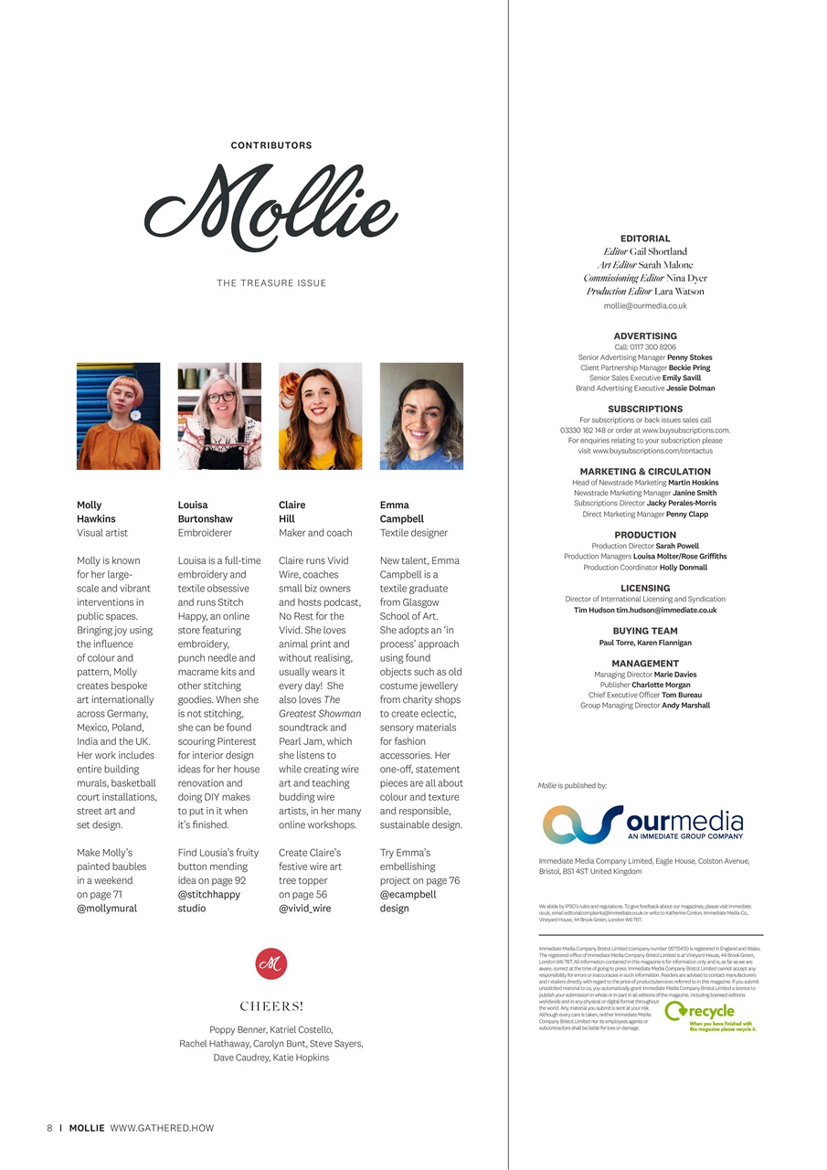 Mollie magazine Preview Pages