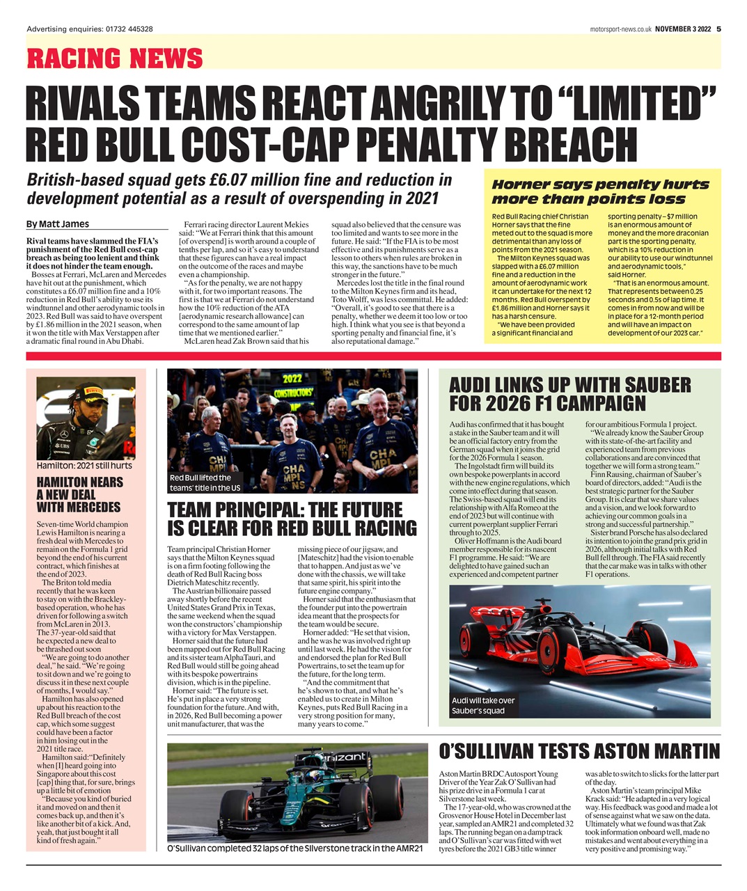 Motorsport News Preview Pages