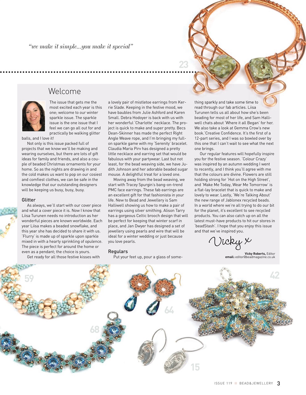 Bead & Jewellery Magazine Preview Pages