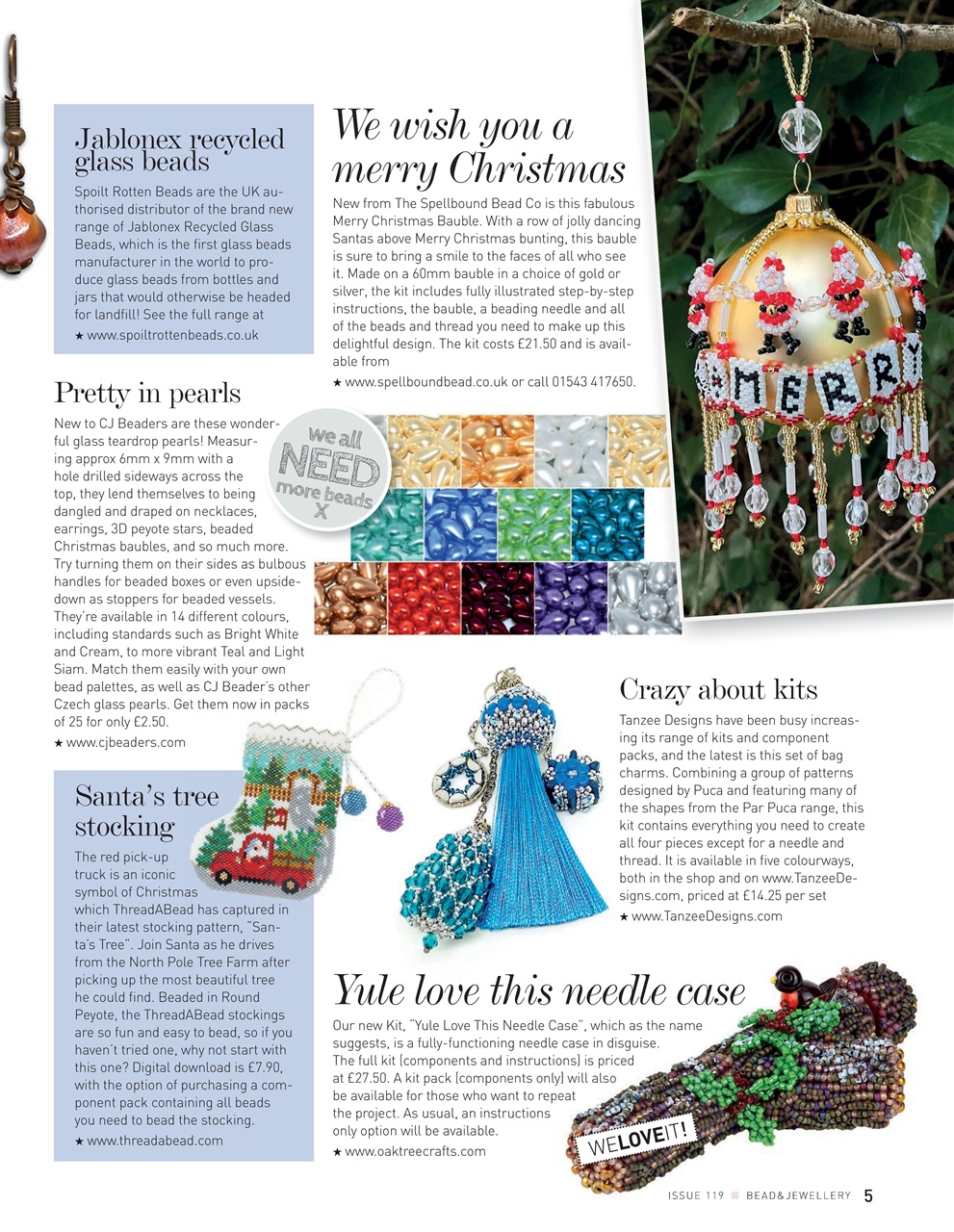 Bead & Jewellery Magazine Preview Pages
