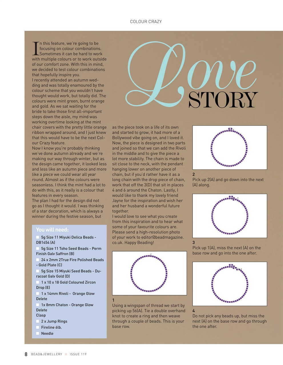 Bead & Jewellery Magazine Preview Pages
