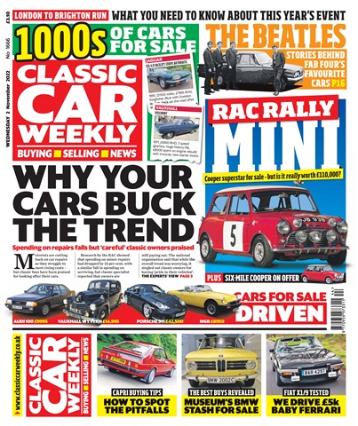 Classic Car Weekly issue 02-Nov-22