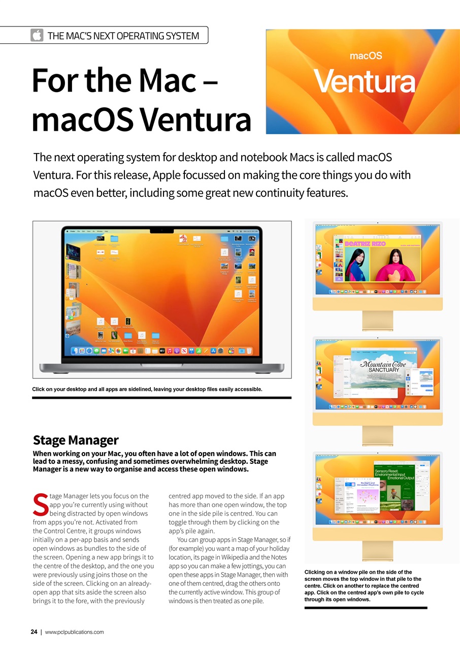 Mac + MacBook User Preview Pages