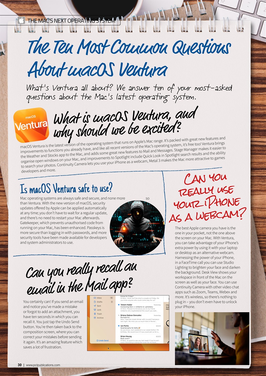 Mac + MacBook User Preview Pages