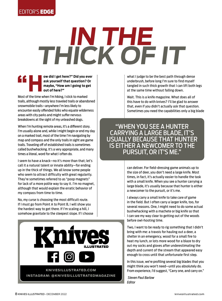 Knives Illustrated Preview Pages