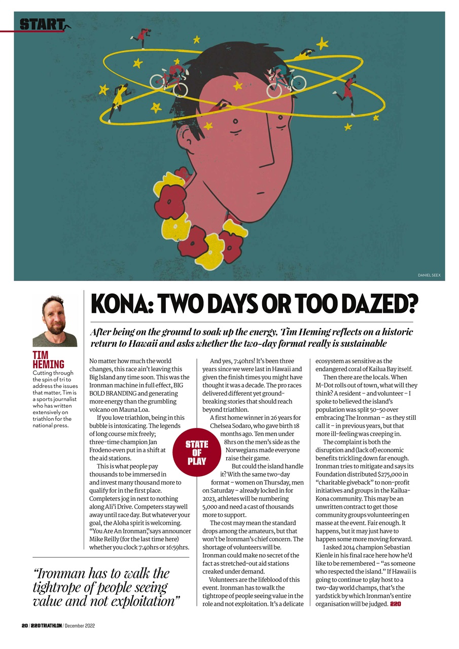220 Triathlon Magazine Preview Pages
