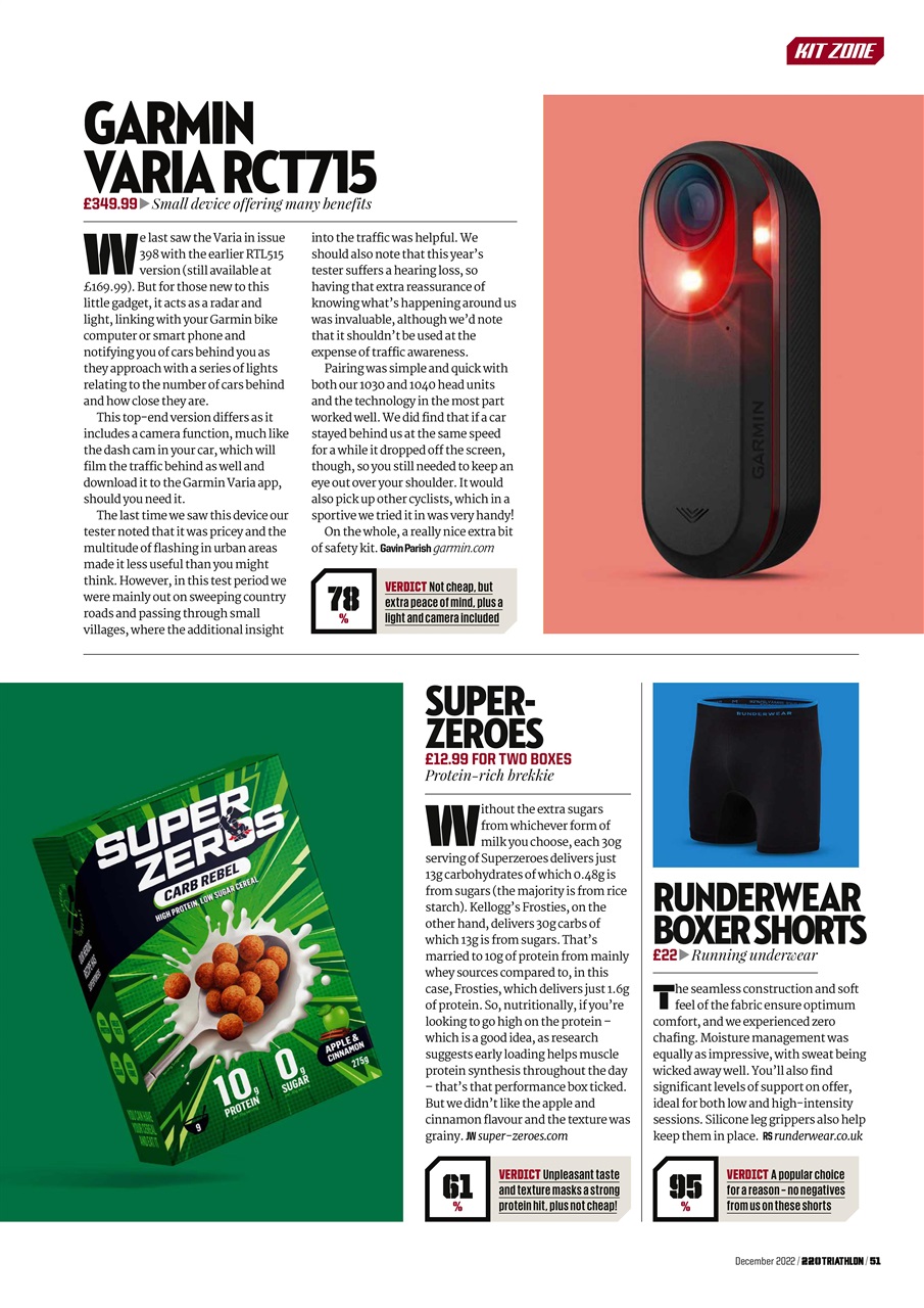 220 Triathlon Magazine Preview Pages