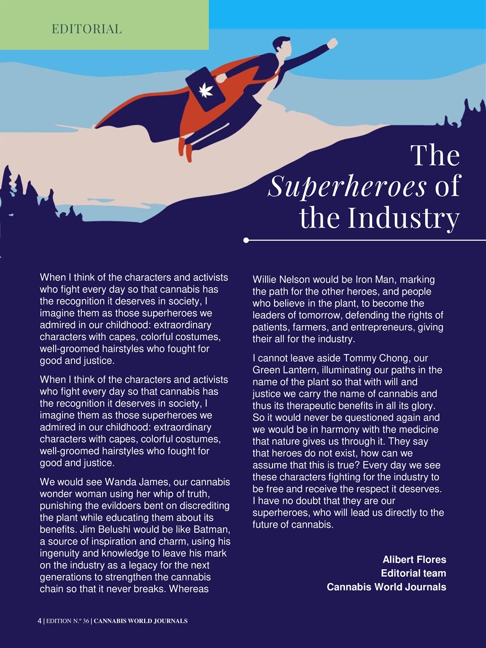 Cannabis World Journals Preview Pages