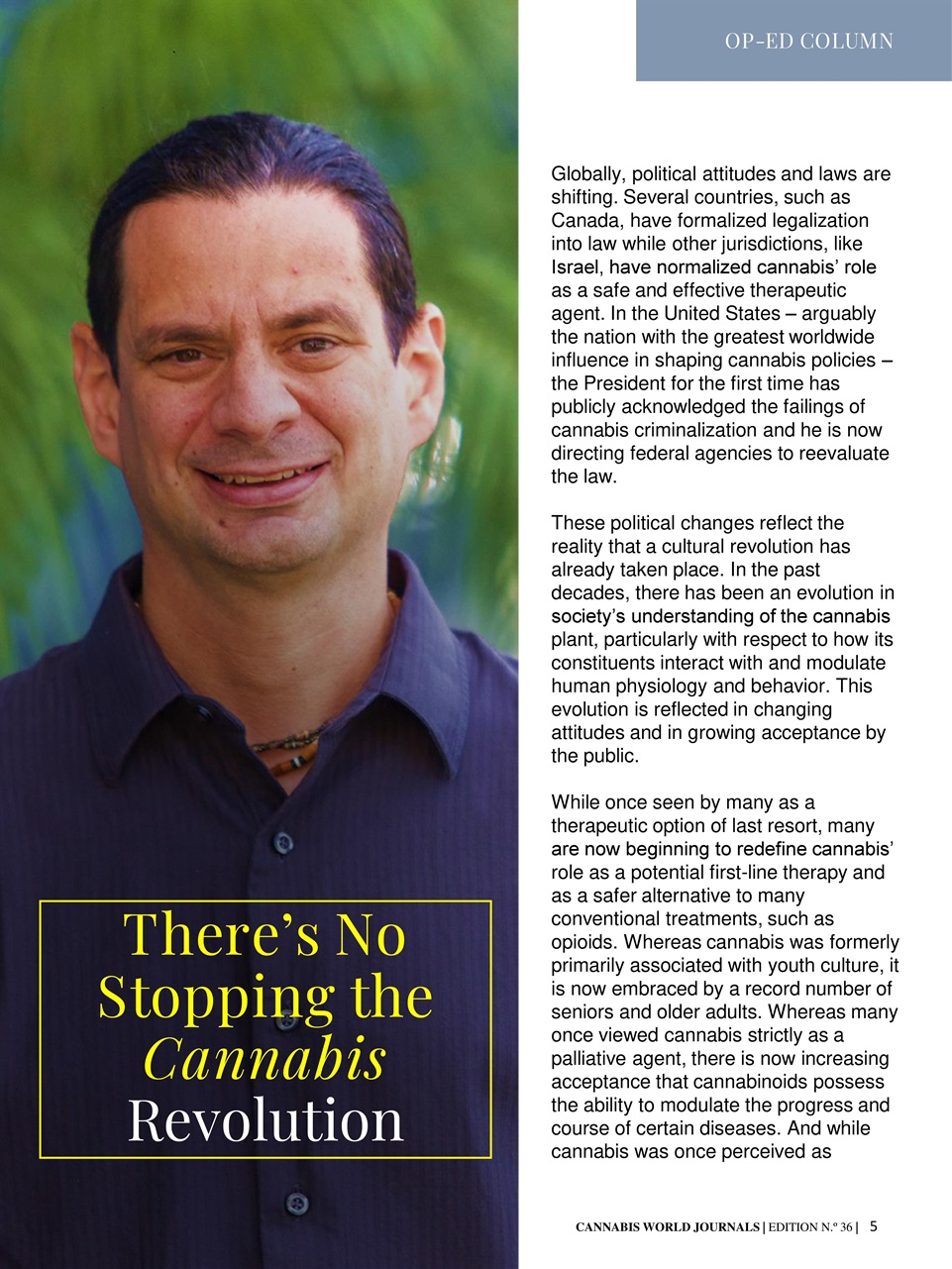 Cannabis World Journals Preview Pages