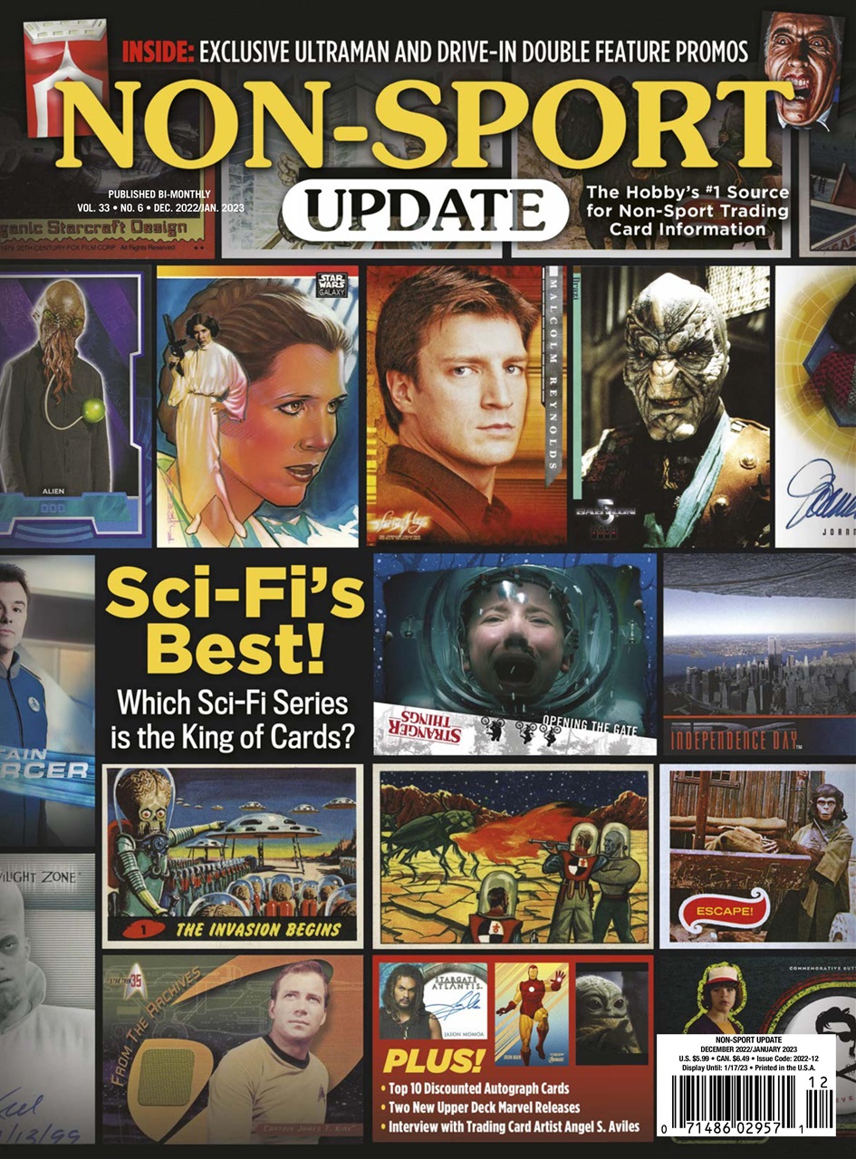 Non-Sport Update Magazine Preview Pages