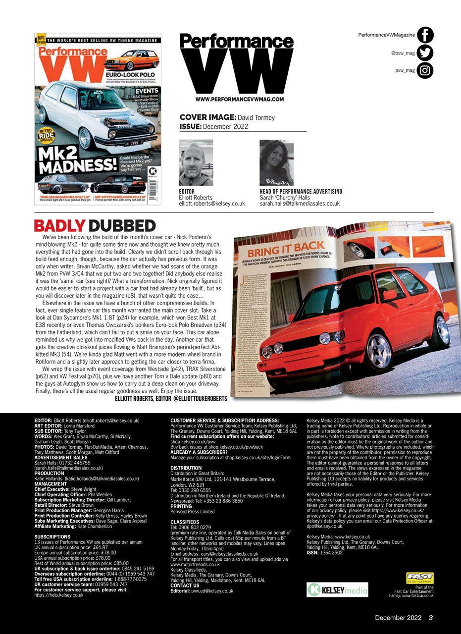 Performance VW Preview Pages