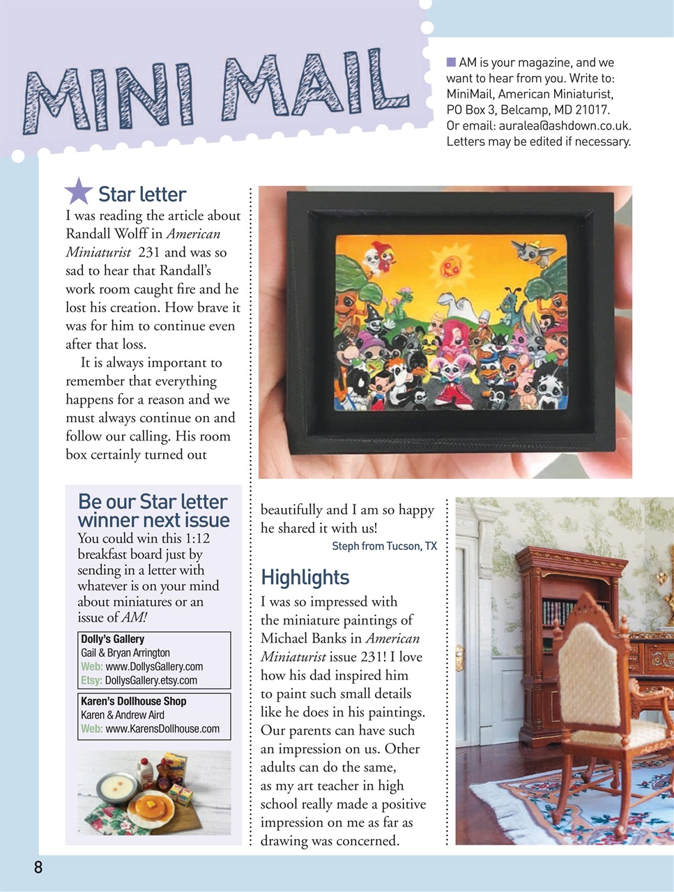 American Miniaturist Preview Pages