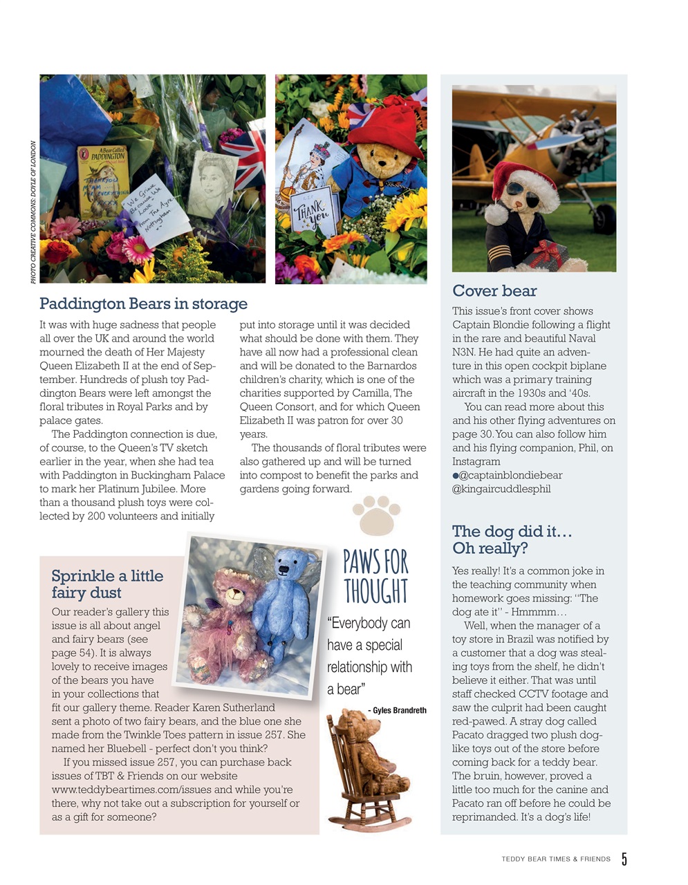 Teddy Bear Times Preview Pages