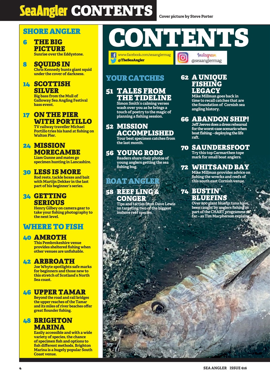 Sea Angler Preview Pages
