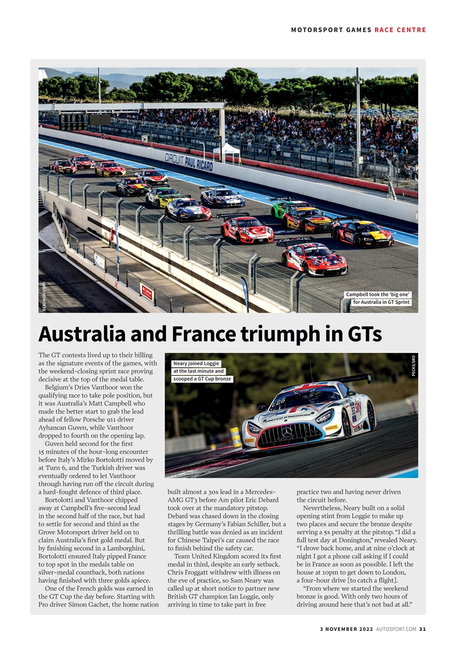 Autosport Preview Pages