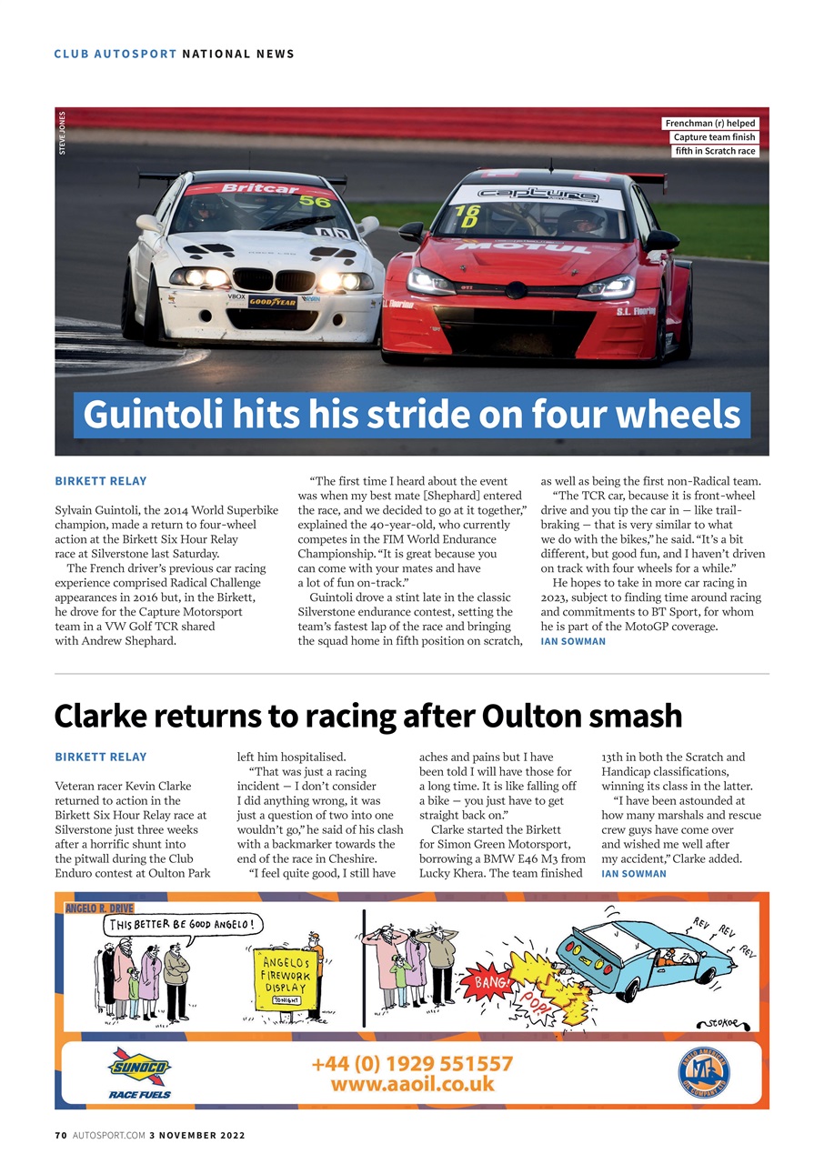 Autosport Preview Pages