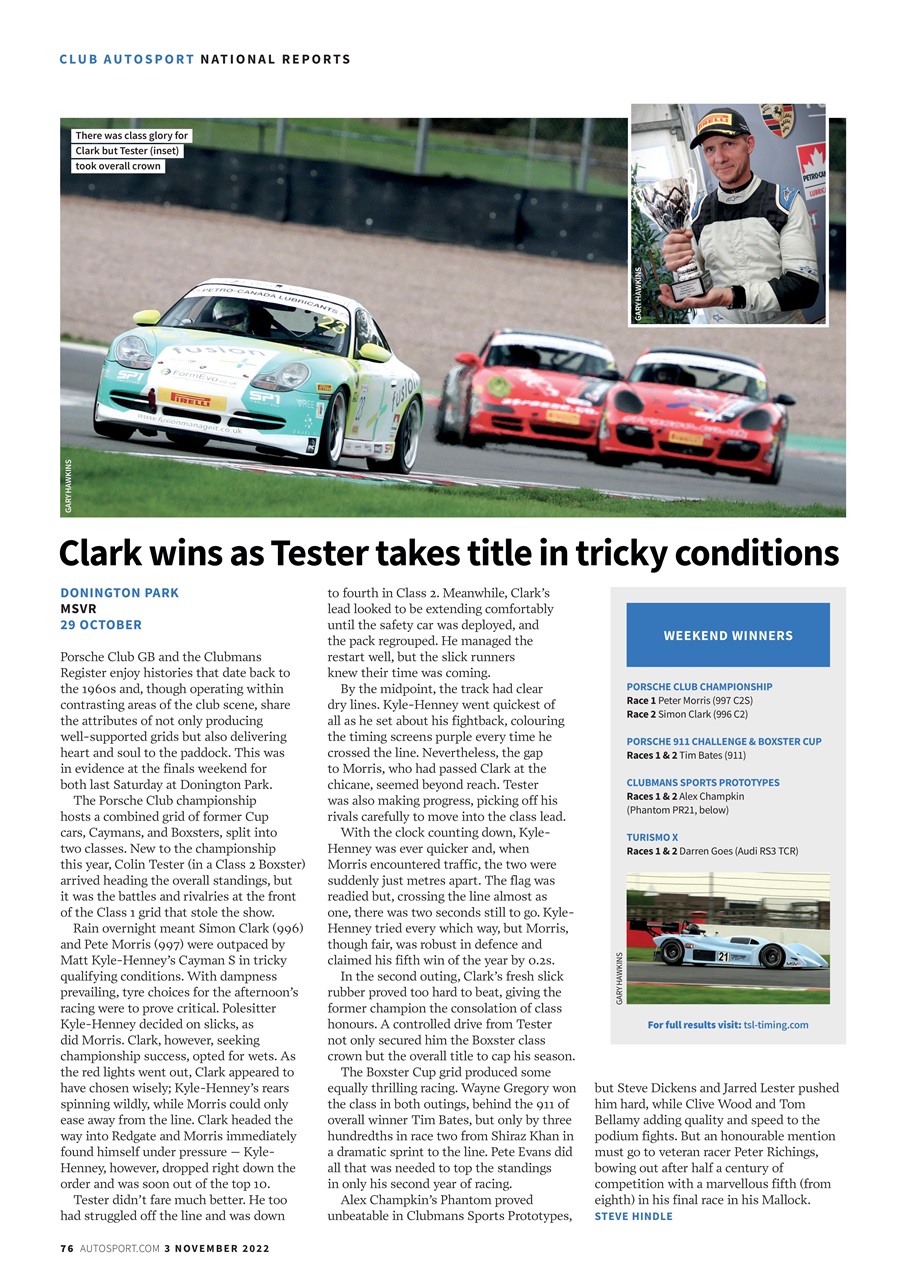 Autosport Preview Pages