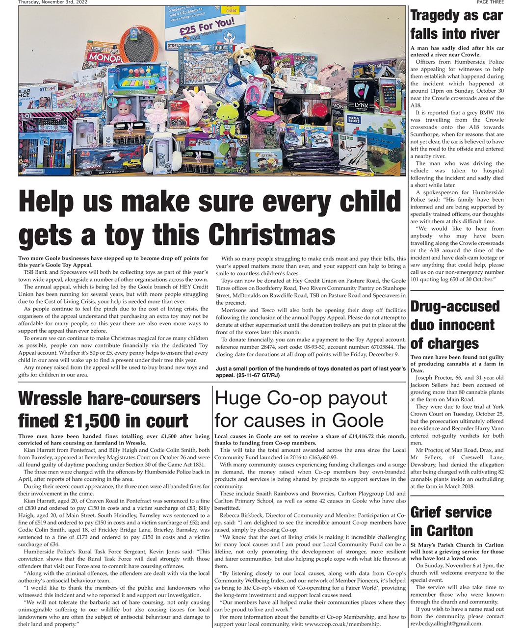 Goole Times Preview Pages