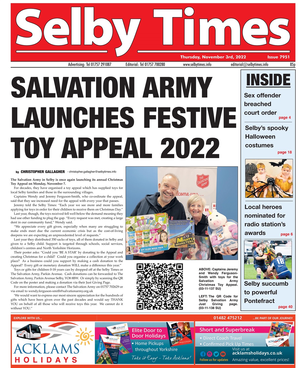 Selby Times Preview Pages