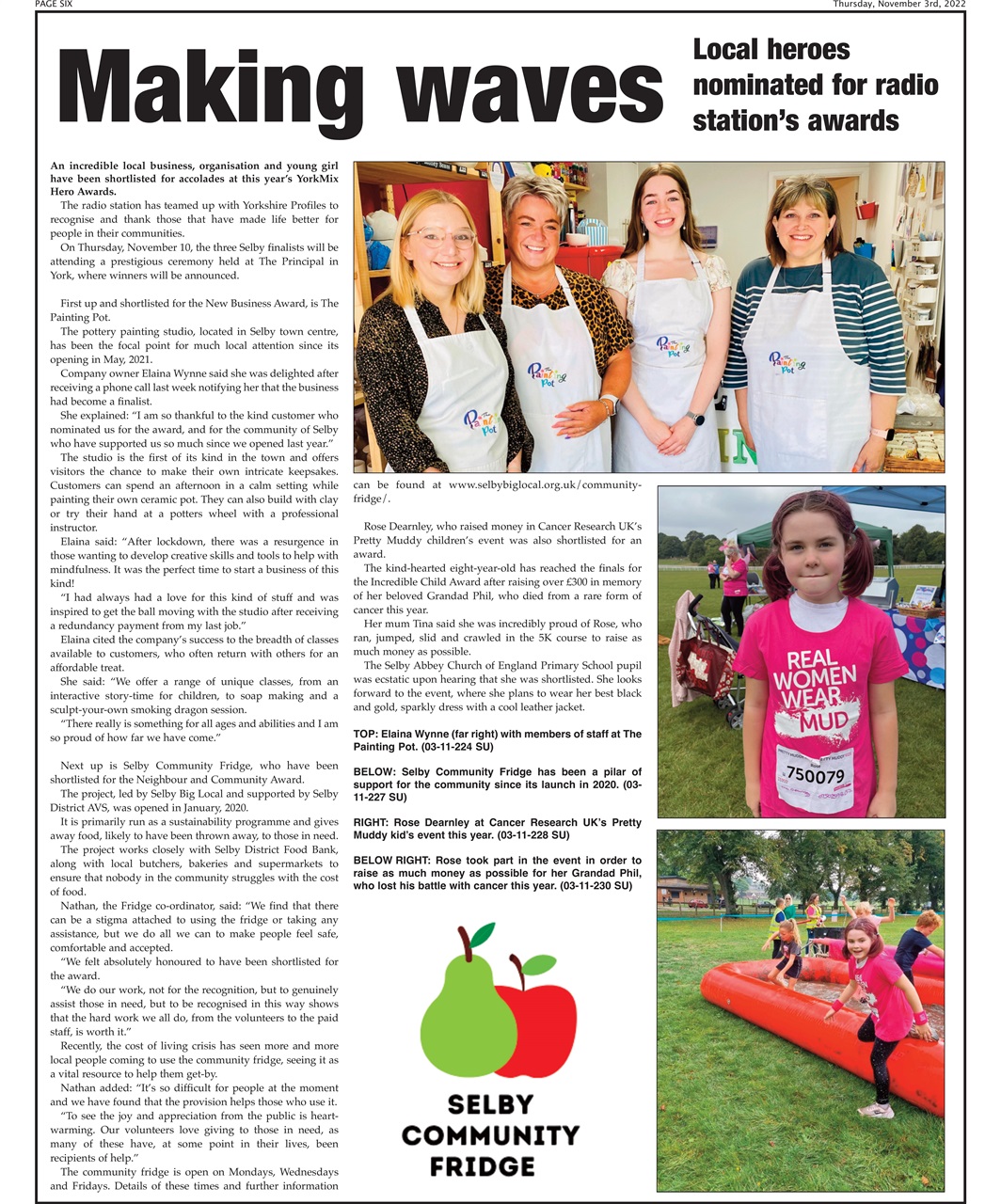 Selby Times Preview Pages