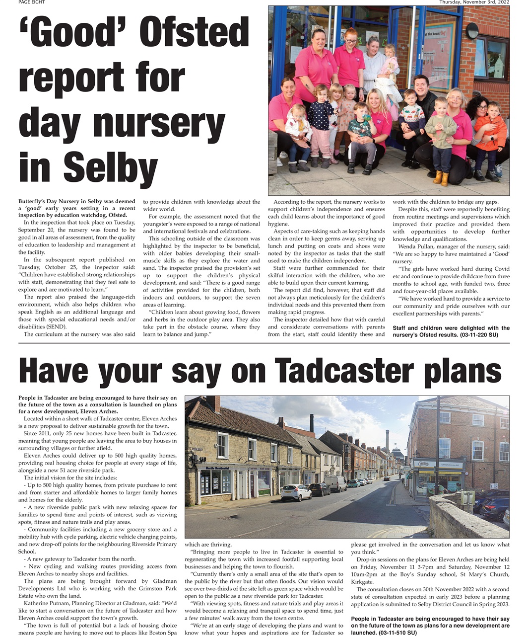Selby Times Preview Pages