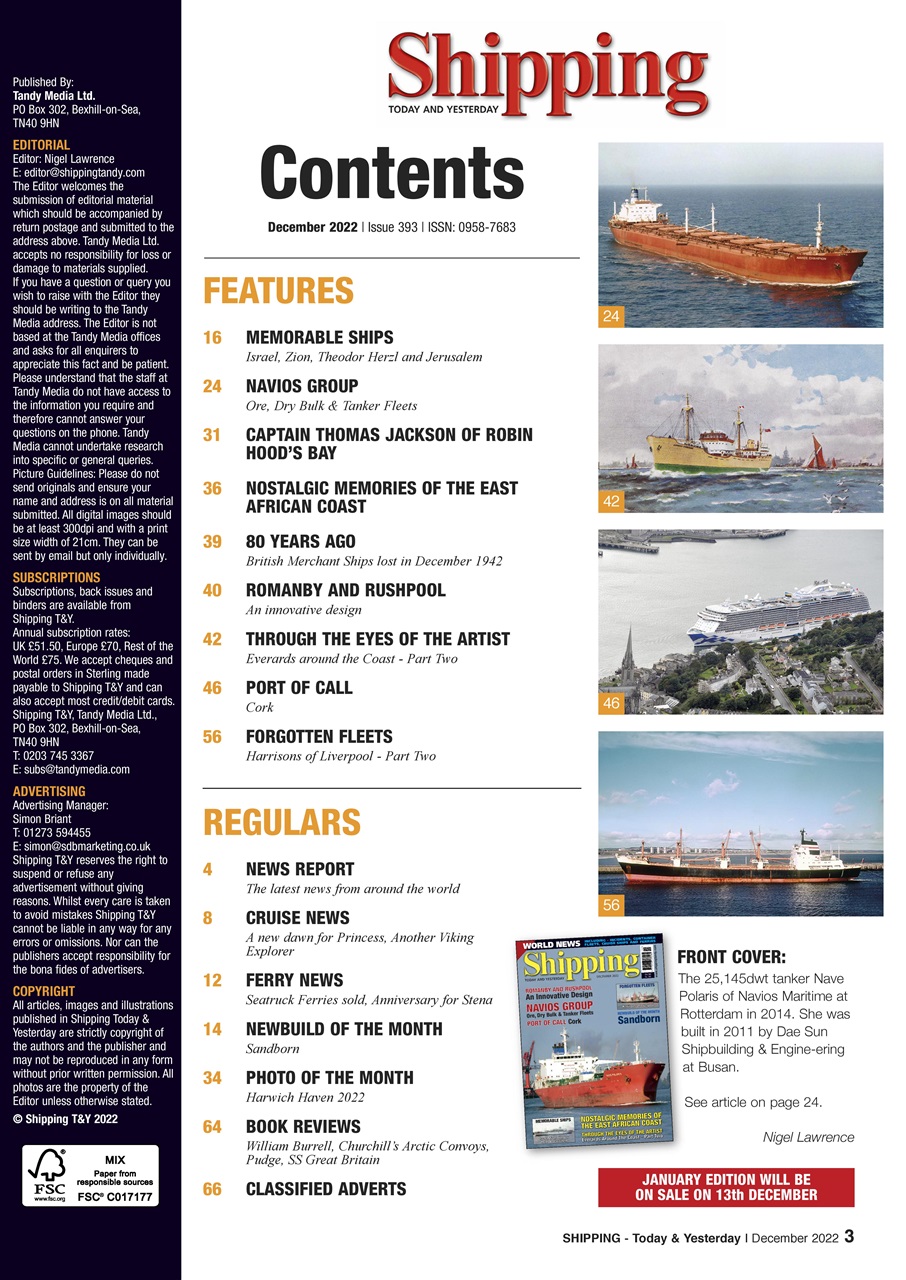 Shipping Today & Yesterday Preview Pages