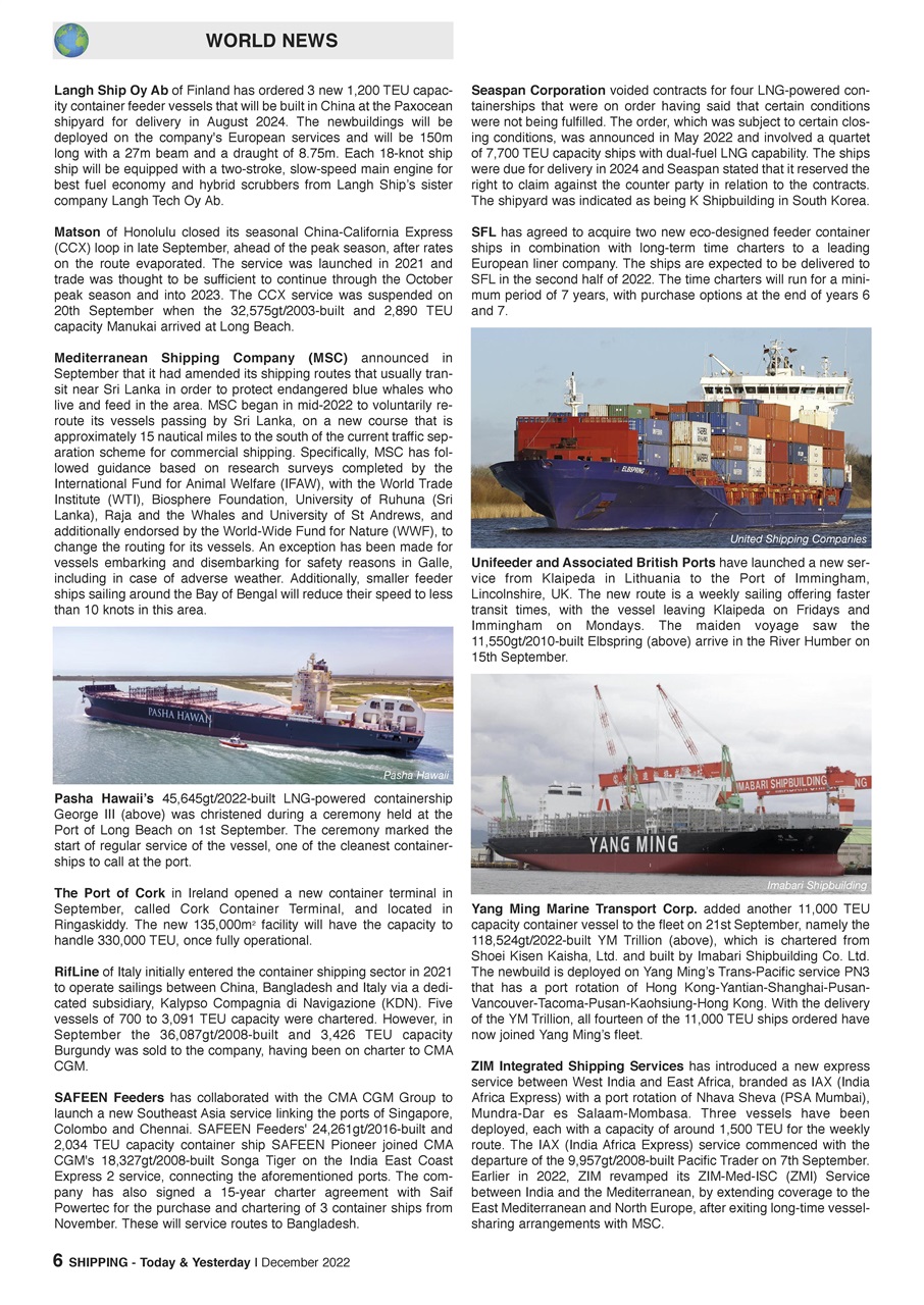 Shipping Today & Yesterday Preview Pages