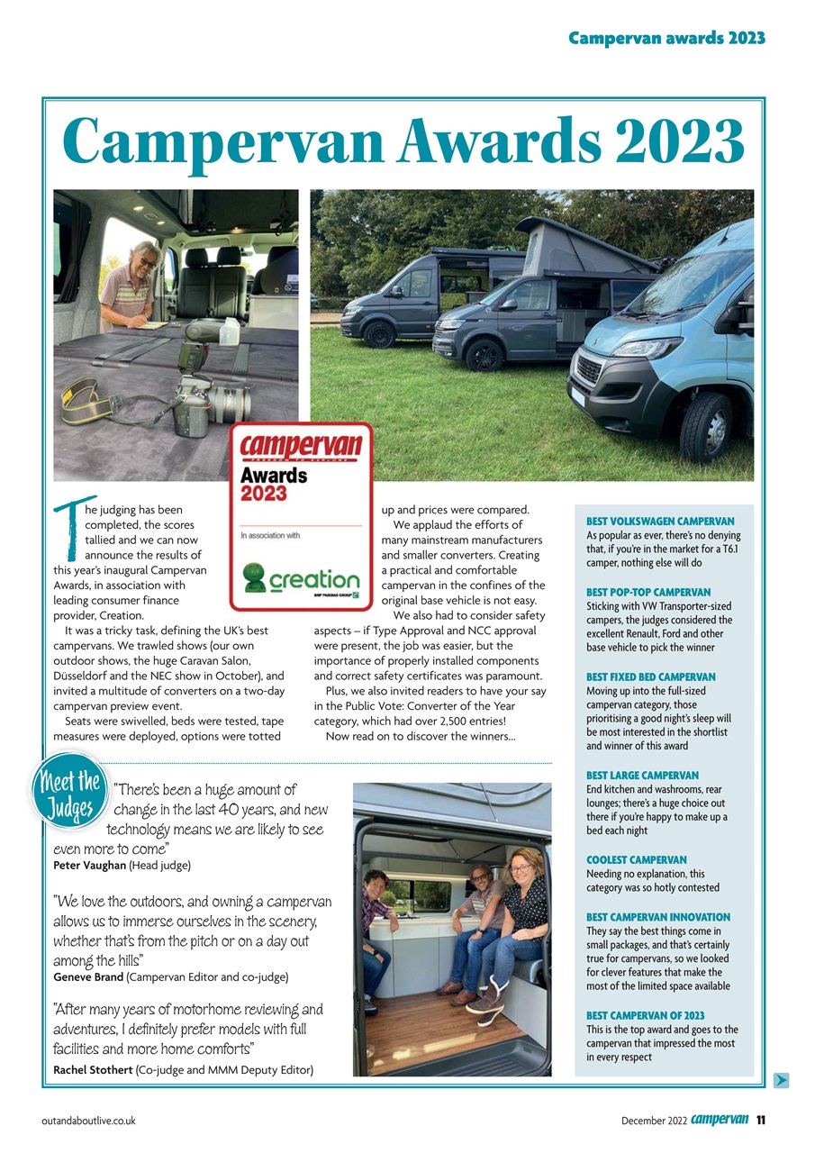Campervan Preview Pages