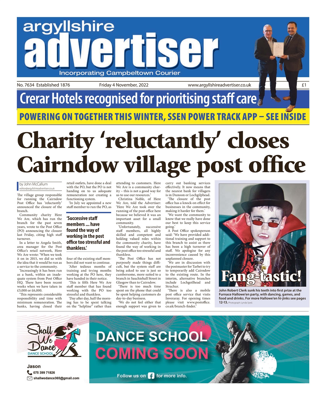 Argyllshire Advertiser Preview Pages