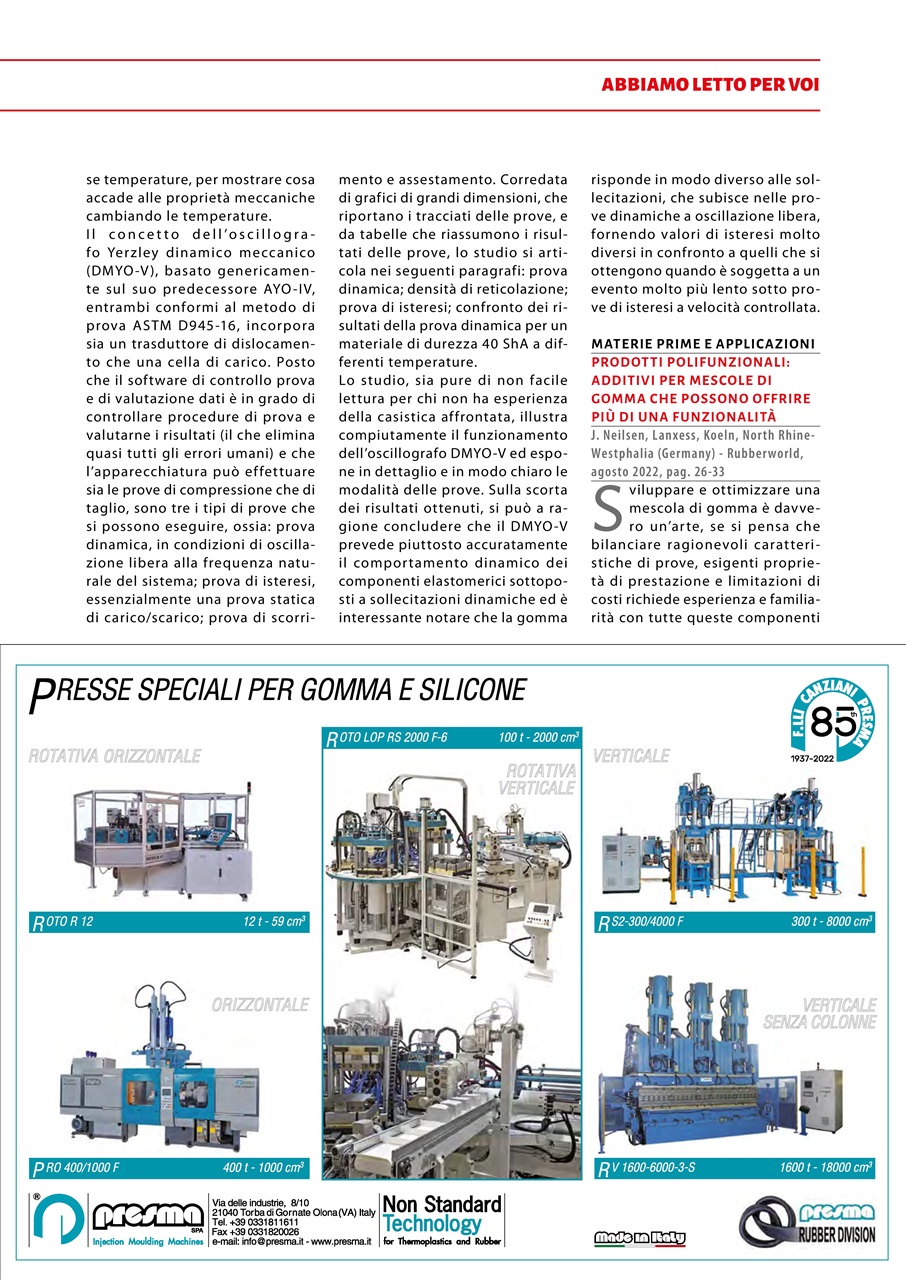 L’industria della Gomma Preview Pages