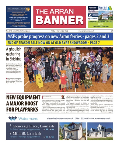Arran Banner issue 04/11/2022