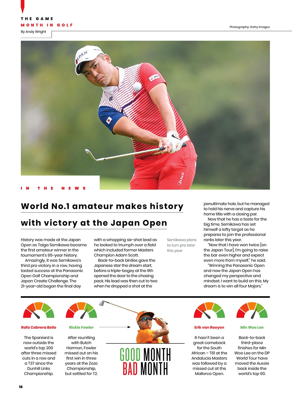 Golf Monthly Preview Pages