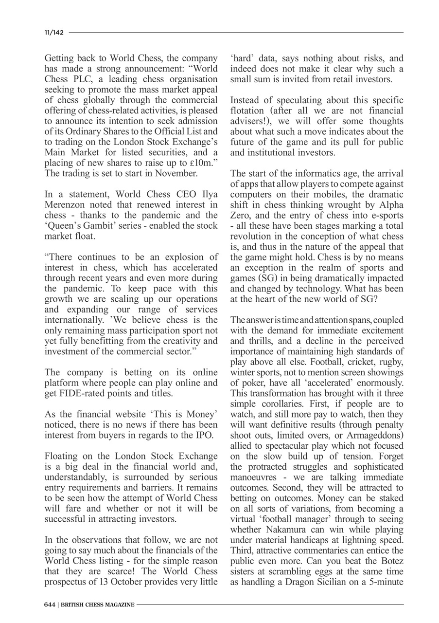 British Chess Magazine Preview Pages
