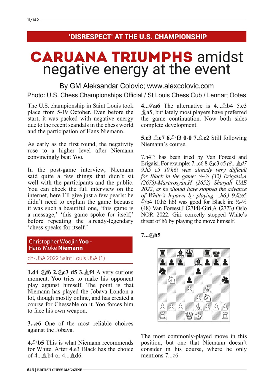 British Chess Magazine Preview Pages