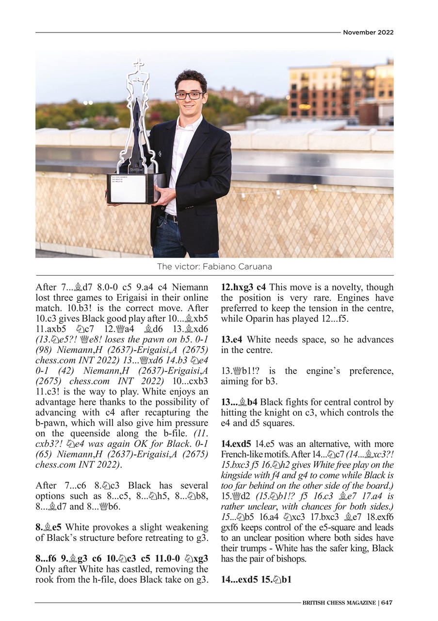 British Chess Magazine Preview Pages