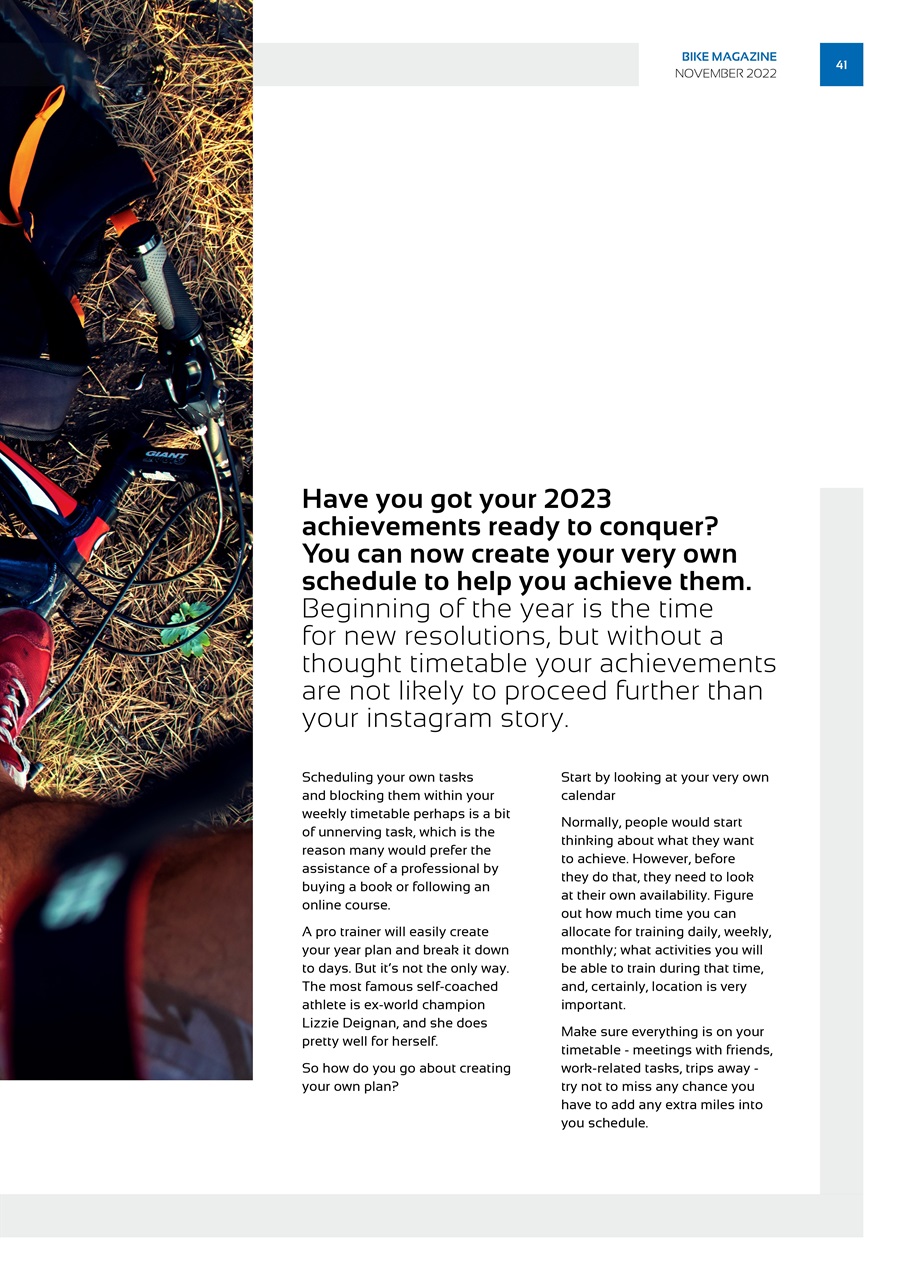 BIKE Magazine Preview Pages