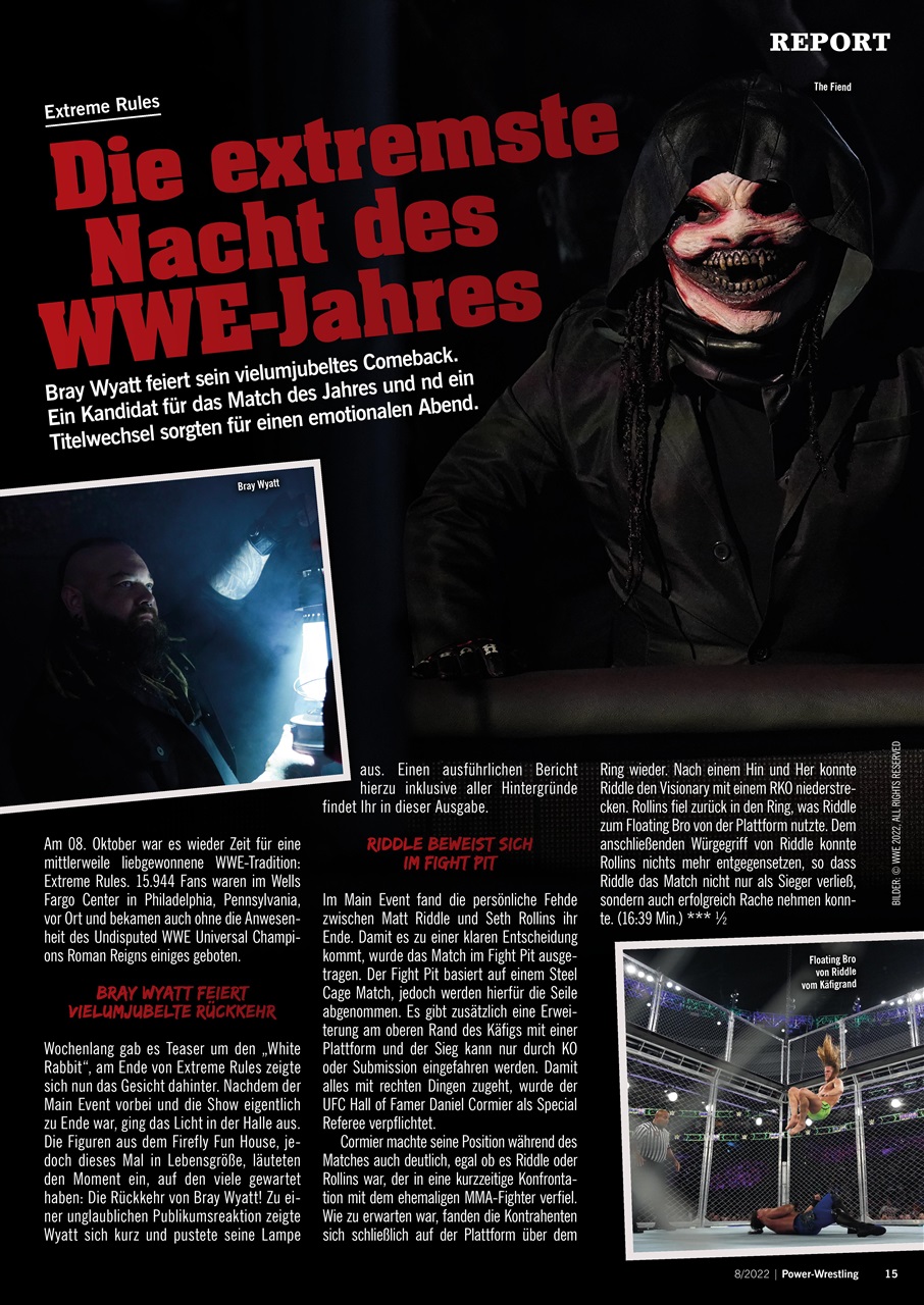 Power-Wrestling Preview Pages