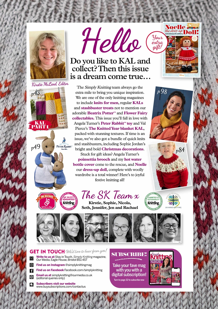 Simply Knitting Preview Pages