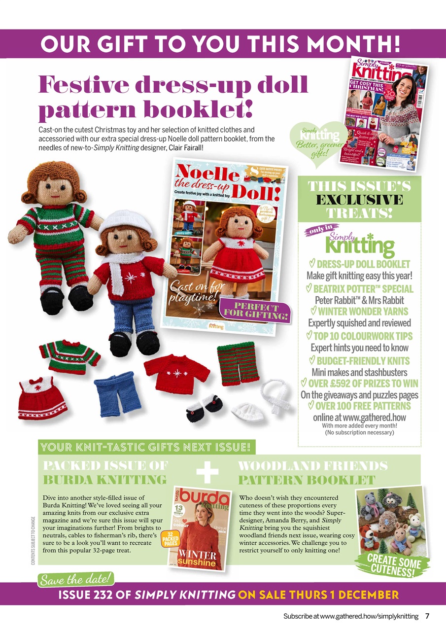 Simply Knitting Preview Pages