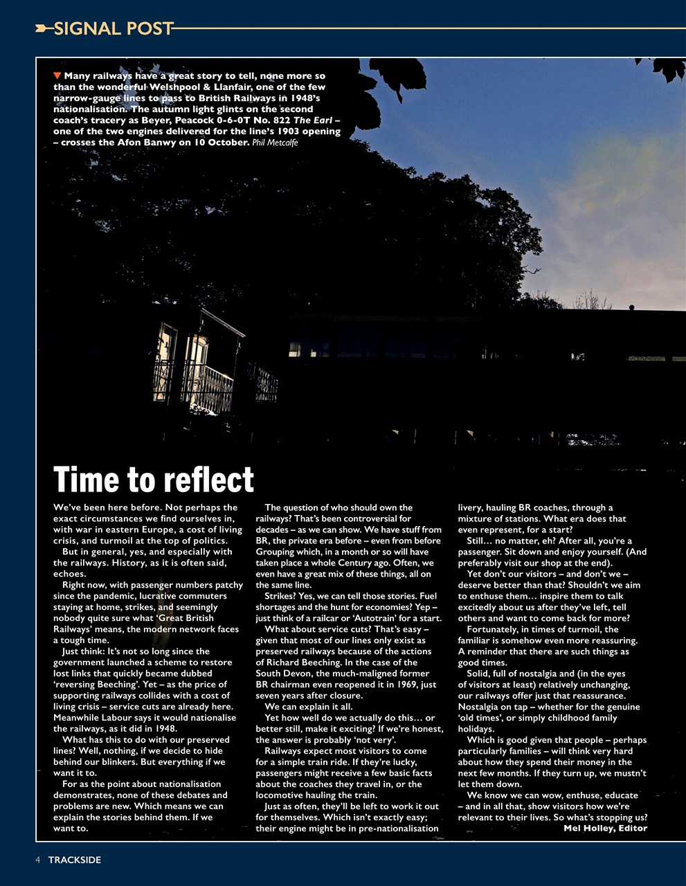 Trackside Preview Pages