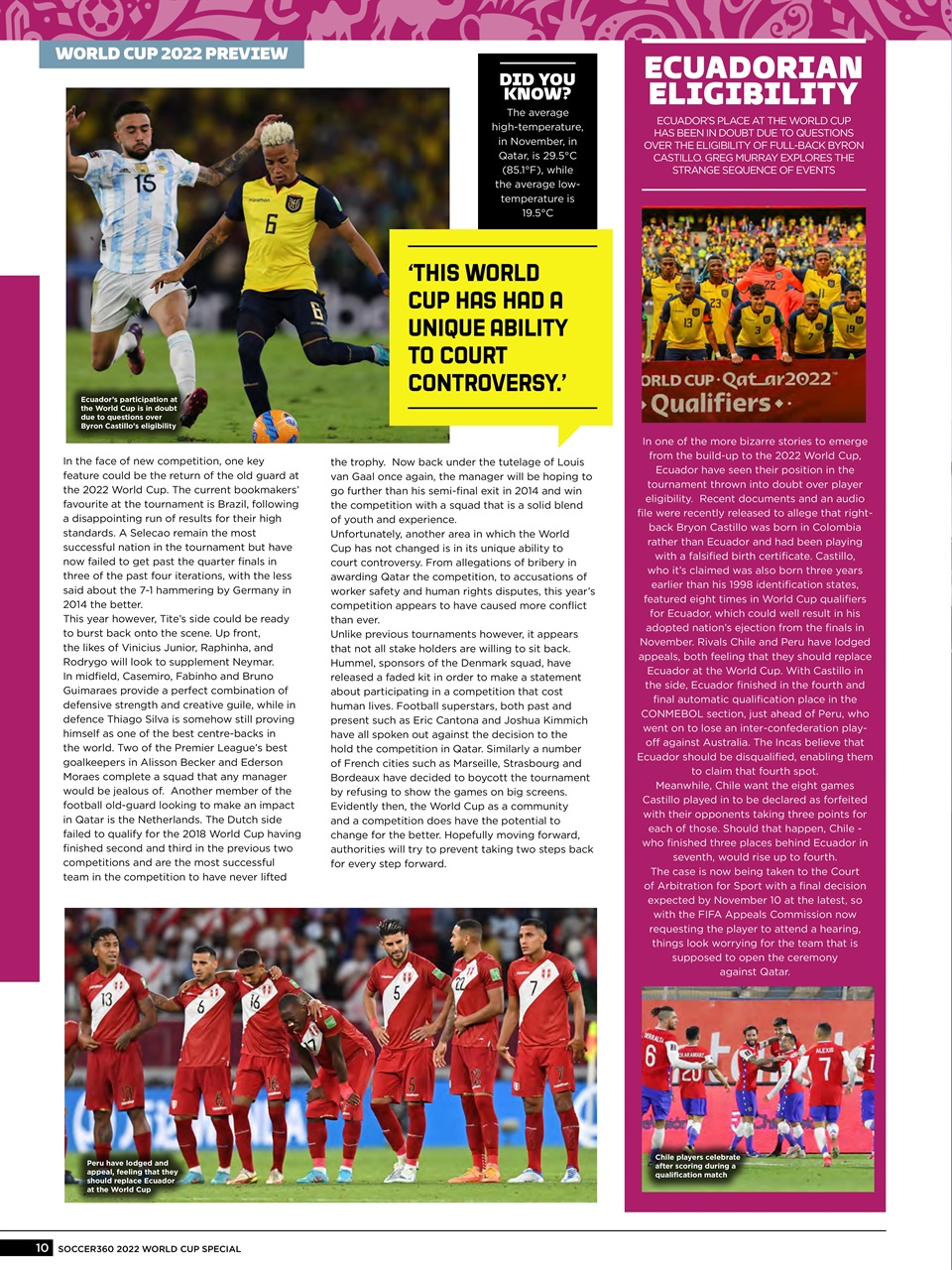 Soccer 360 Preview Pages