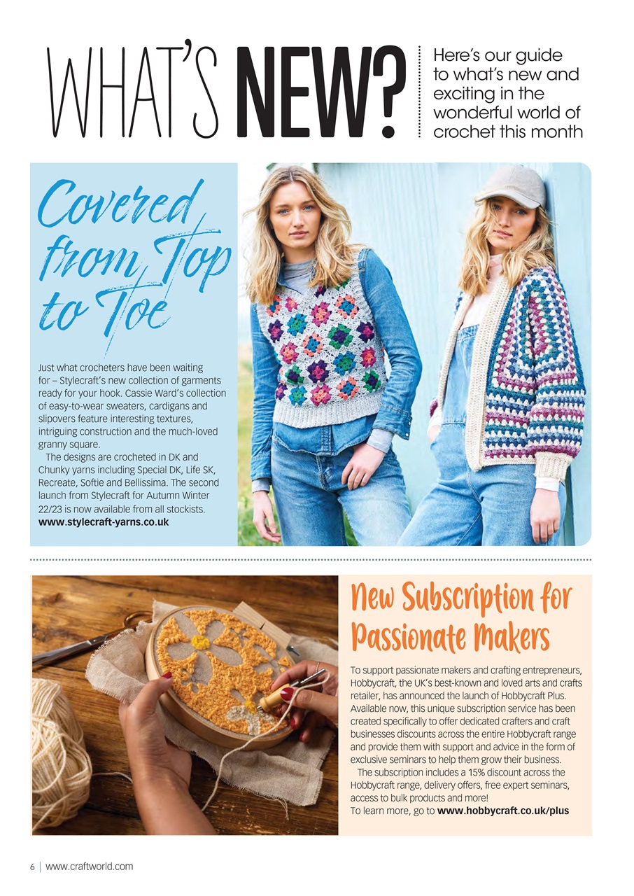 Crochet Now Magazine Preview Pages