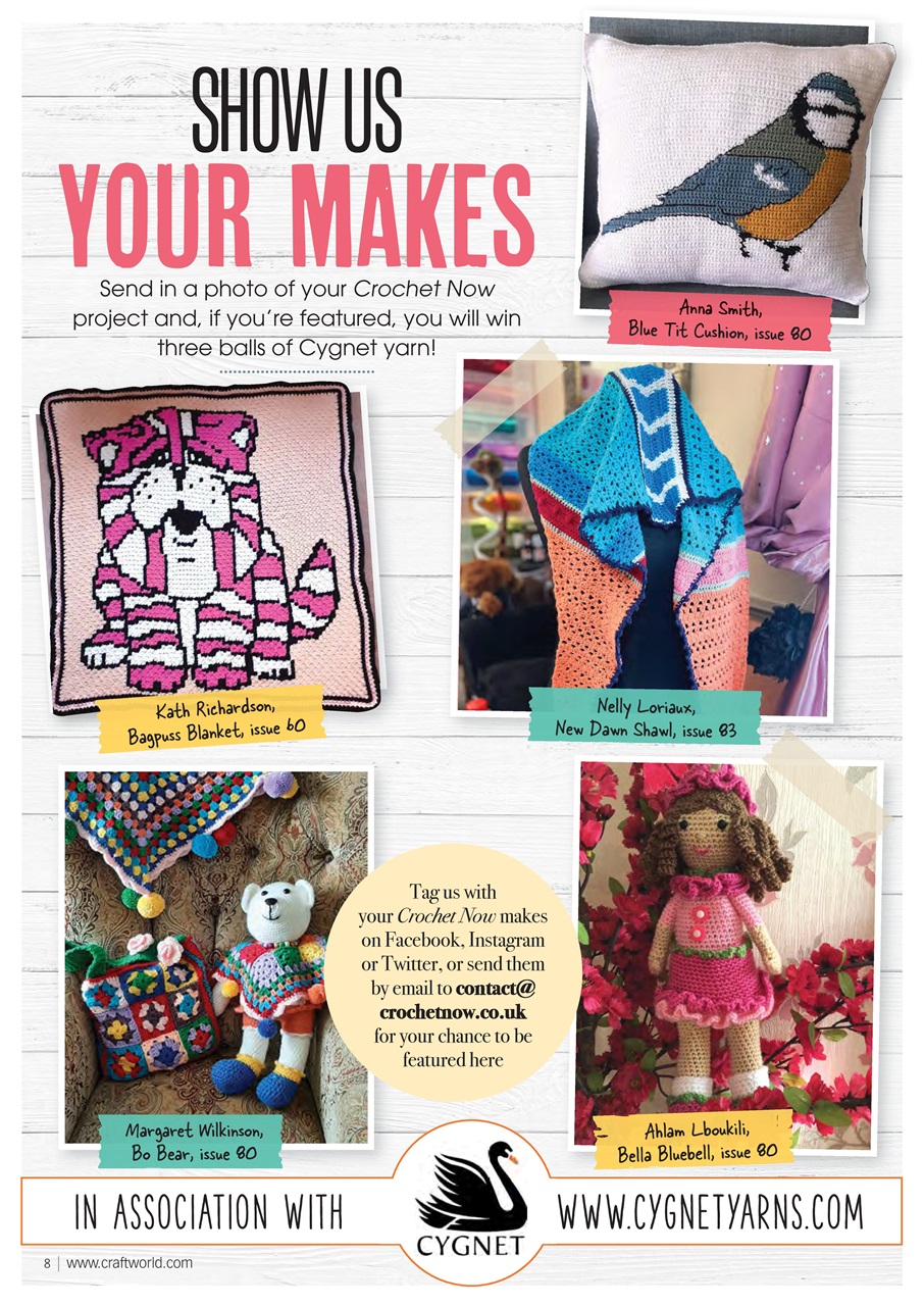 Crochet Now Magazine Preview Pages