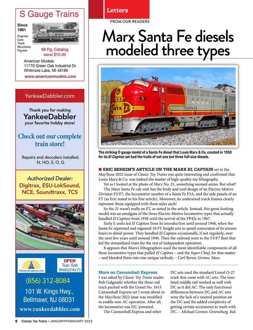 Classic Toy Trains Preview Pages