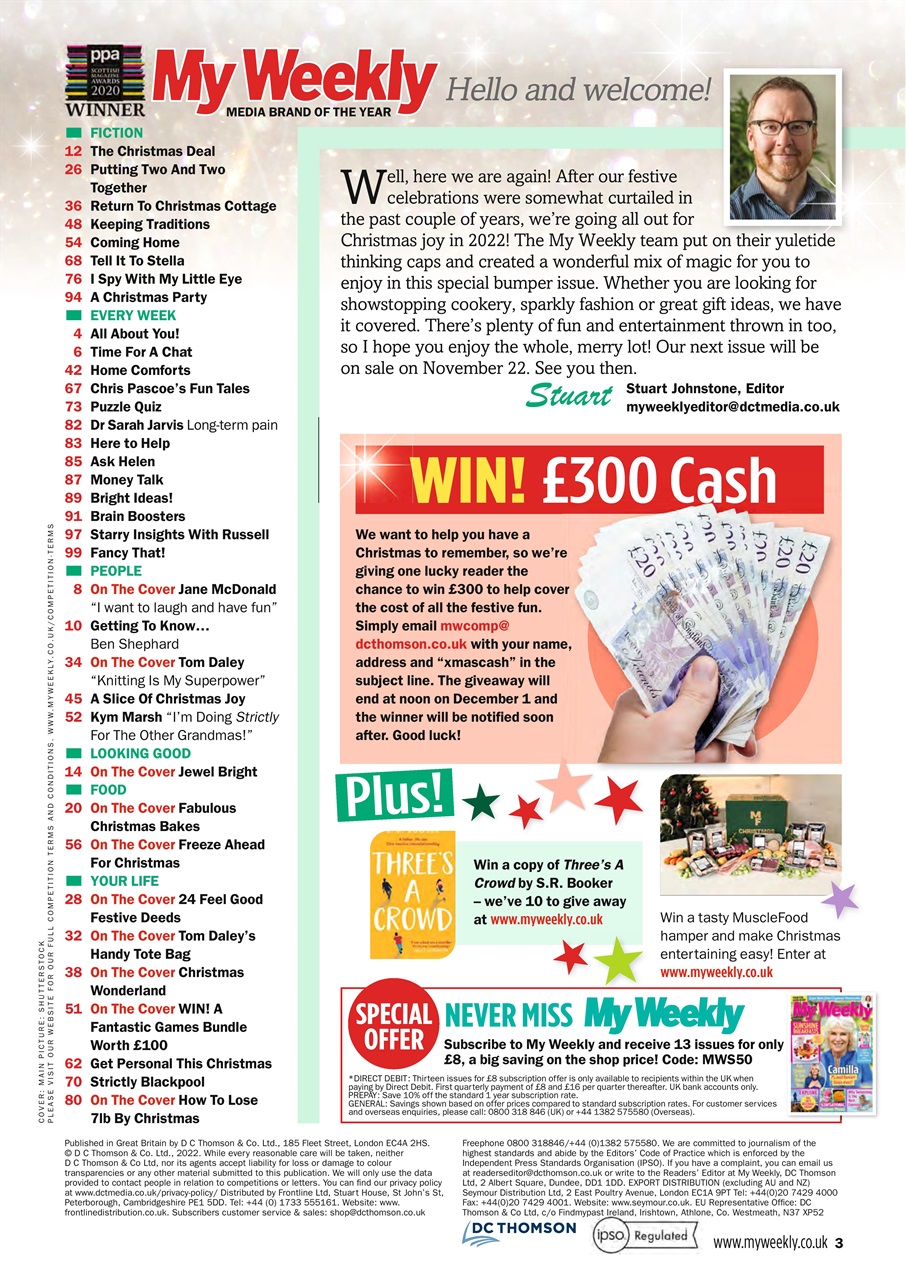 My Weekly Preview Pages