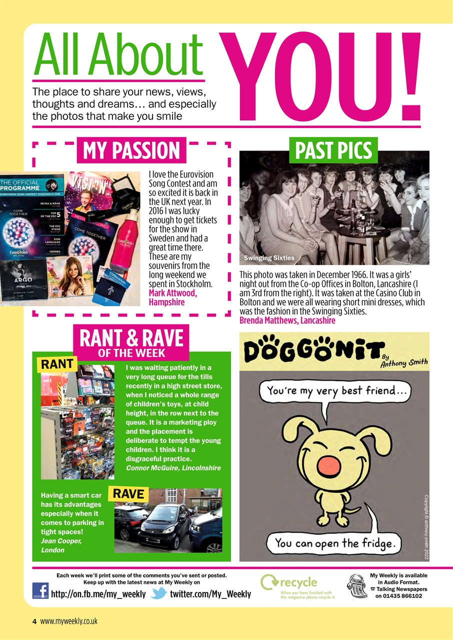 My Weekly Preview Pages