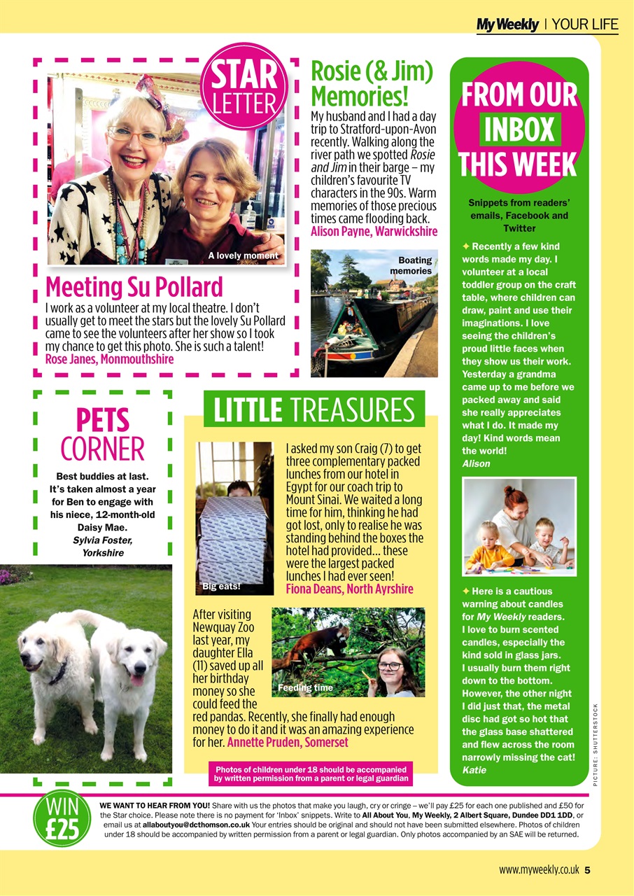 My Weekly Preview Pages