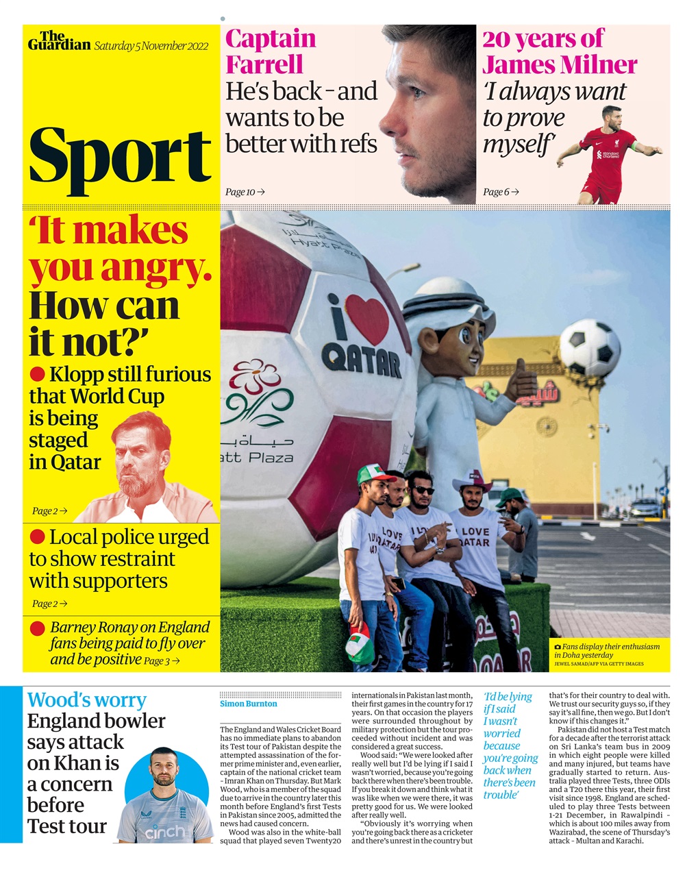 The Guardian Newspaper Preview Pages