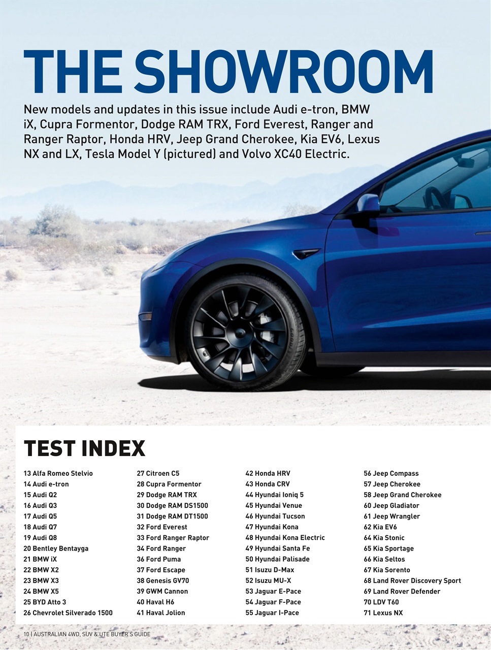 Australian 4WD and SUV Buyers Guide Preview Pages